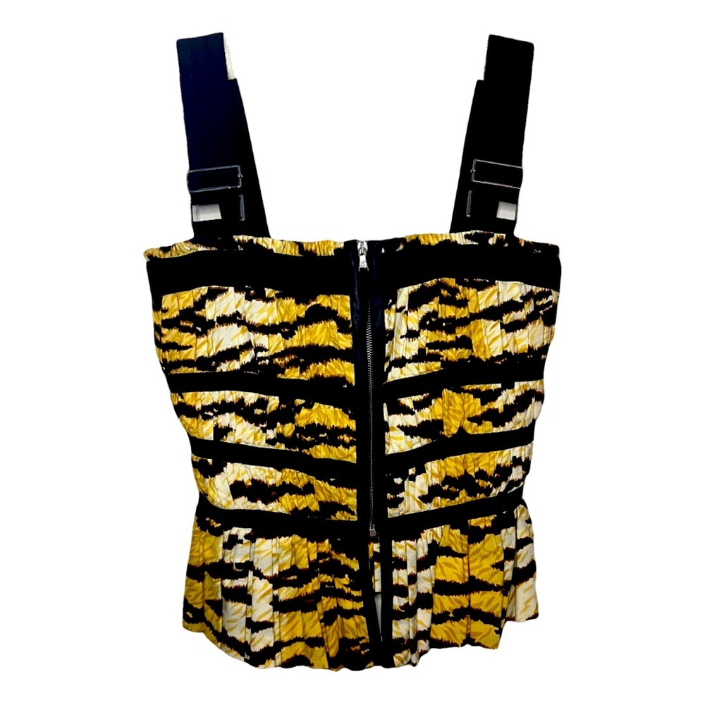 Dolce & Gabbana Tiger Print Corset Sz 38